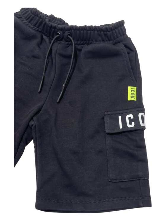 Icon Icon Pantaloncini ibsh00689-nero Nero Regular Fit