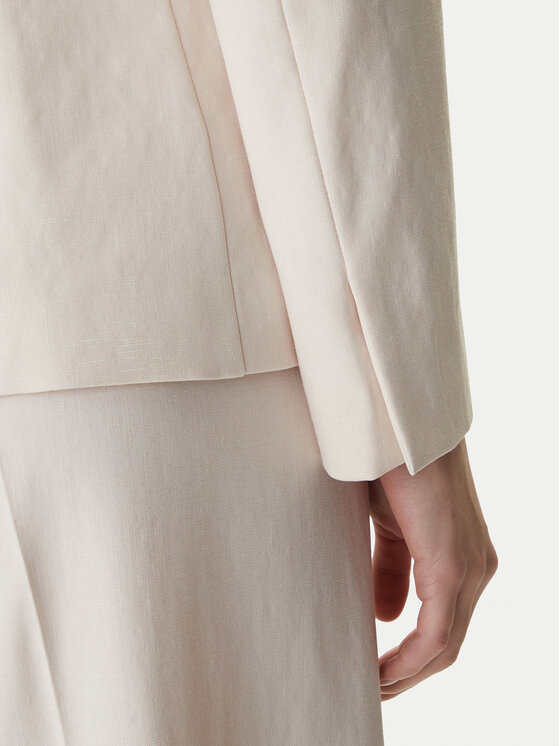 Marella Marella Sakoi Slogan1 2615041211 Écru Slim Fit