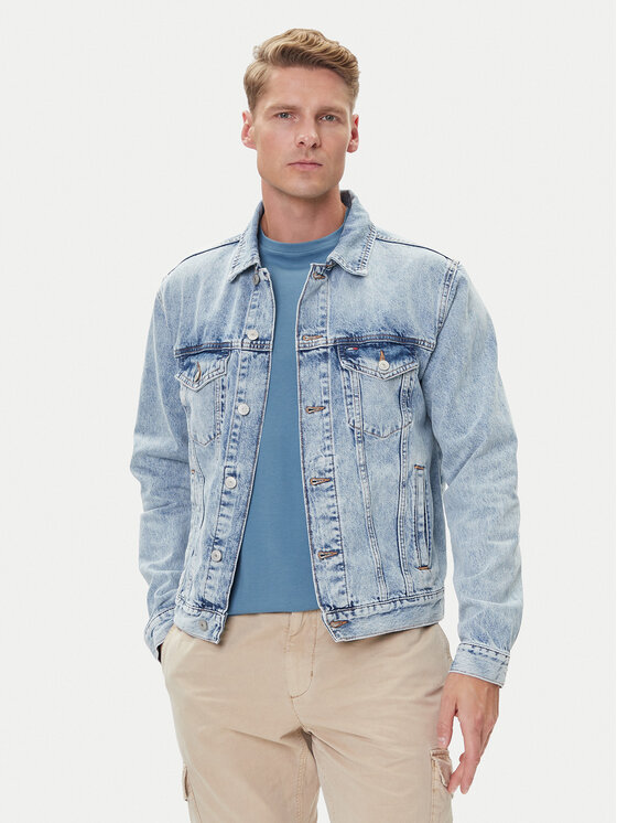 Tommy Jeans Kurtka jeansowa Ryan DM0DM21242 Niebieski Regular Fit