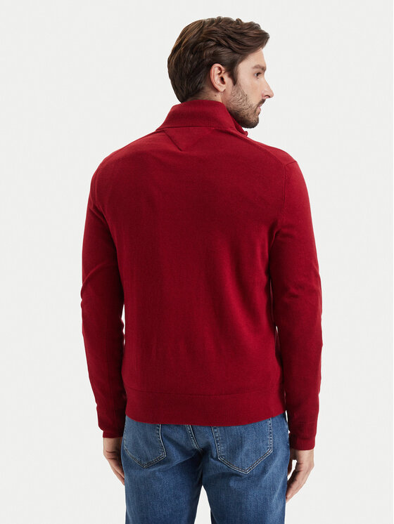 Tommy Hilfiger Tommy Hilfiger Пуловер MW0MW28049 Червен Regular Fit