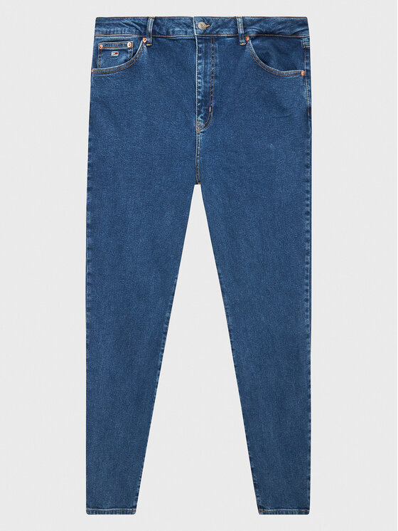 Tommy Jeans Curve Jeans hlače Melany DW0DW14815 Modra Skinny Fit