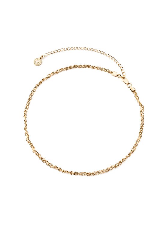 Giorre Giorre Choker 6636_21018 Żółte złocenie