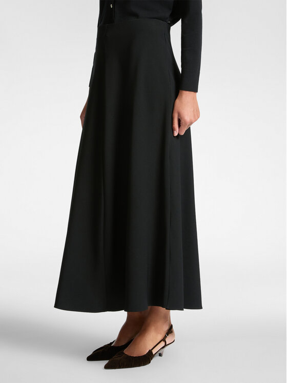 Elena Mirò Elena Mirò Spódnica midi 1041P000052N033 Czarny A-Line Fit
