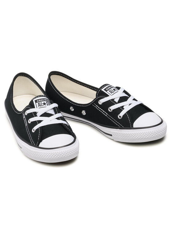Converse Converse Tenisice Chuck Taylor All Star Bellet Lace Slip 566775C Crna