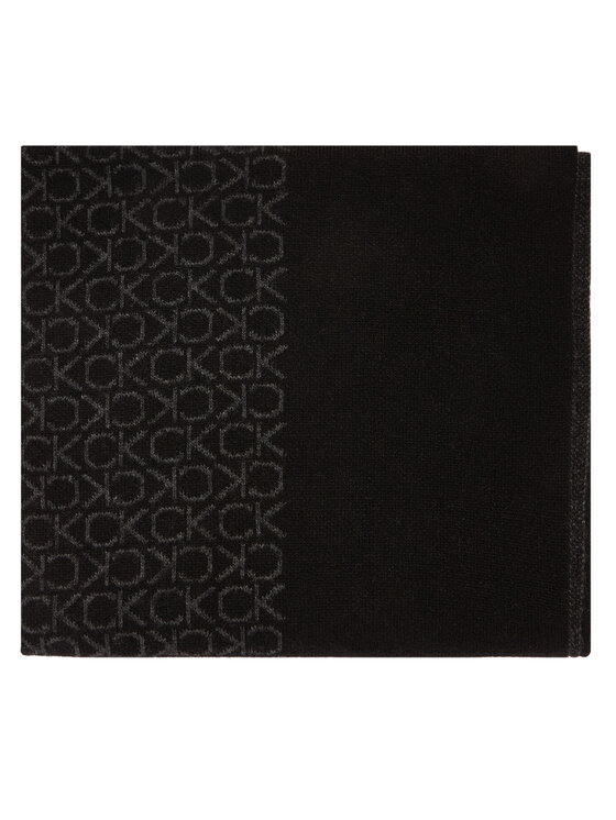 Calvin Klein Calvin Klein Set Schal und Mütze Gs Ck Monogram Beanie + Scarf K50K512390 Schwarz