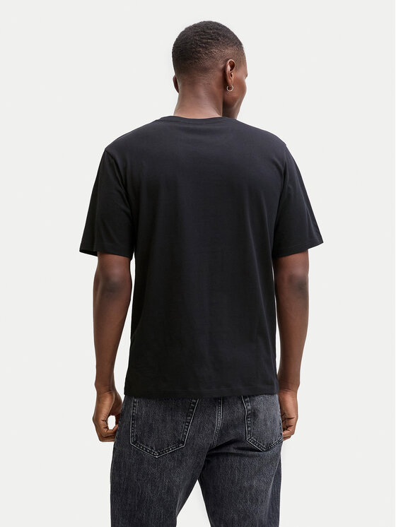 Jack & Jones Jack & Jones Póló Corp Graphic 12268415 Fekete Regular Fit