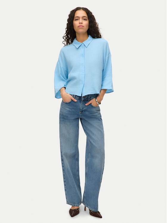 Vero Moda Vero Moda Сорочка Natali 10279685 Голубий Standard Fit