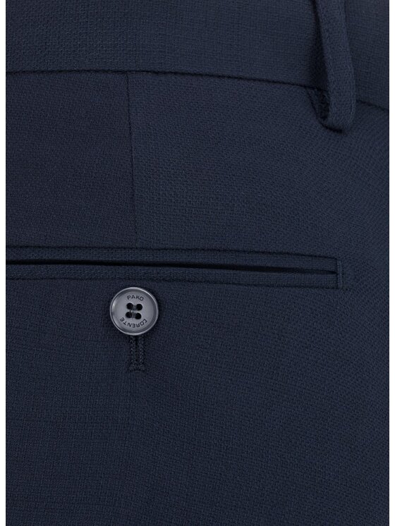 Pako Lorente Pako Lorente Spodnie garniturowe P25SF-6G-012 Granatowy Slim Fit
