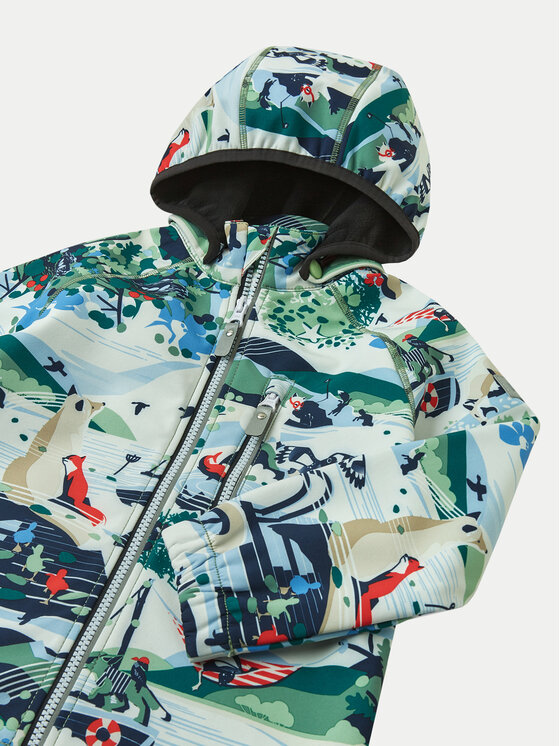 Reima Reima Μπουφάν Softshell Vantti 5100009B Πράσινο Regular Fit