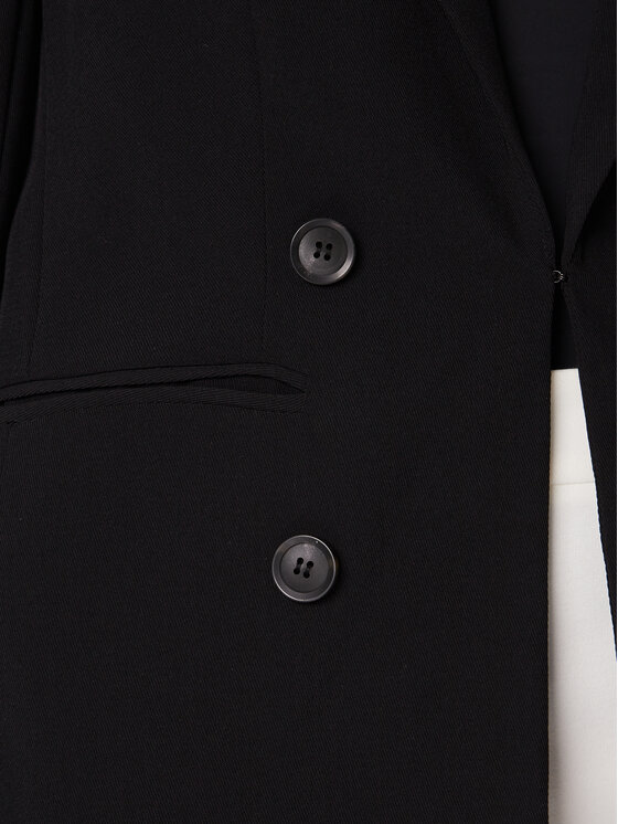 Naf Naf Veste Bouton Militaire Noire Noir - Vêtements Vestes / Blazers  Femme 10,00 €