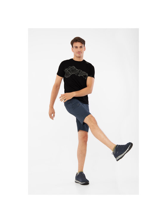 Viking Viking T-Shirt Lenta Light Man Czarny Regular Fit