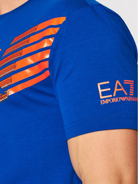 T-shirt 6KPT32 PJ9TZ 1570 Blu Slim Fit