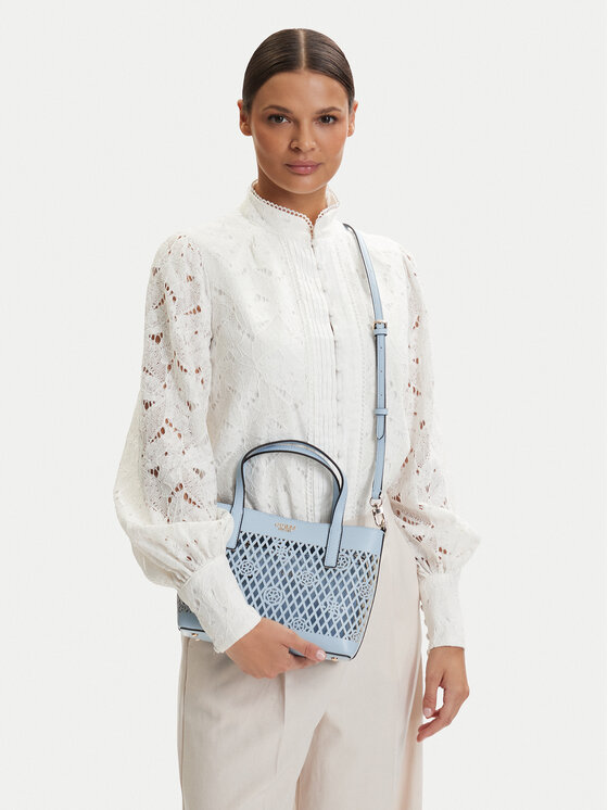 Guess Guess Kabelka Letty Mini HWPG99 11750 Světle modrá