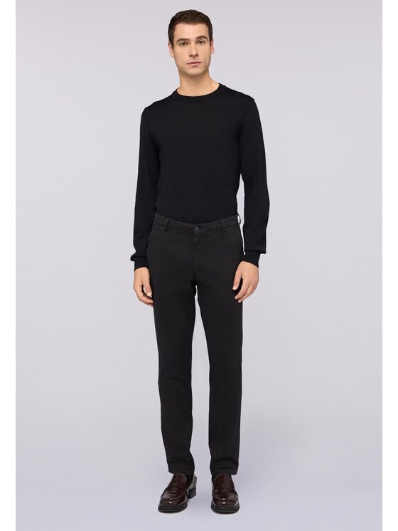 Trussardi Trussardi Pantaloni di tessuto P711M000092N033 Nero Boy Fit