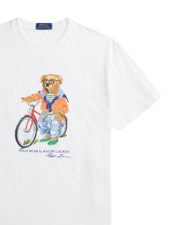 Polo Ralph Lauren Polo Ralph Lauren T-shirt 710B16612002 Bijela Regular Fit