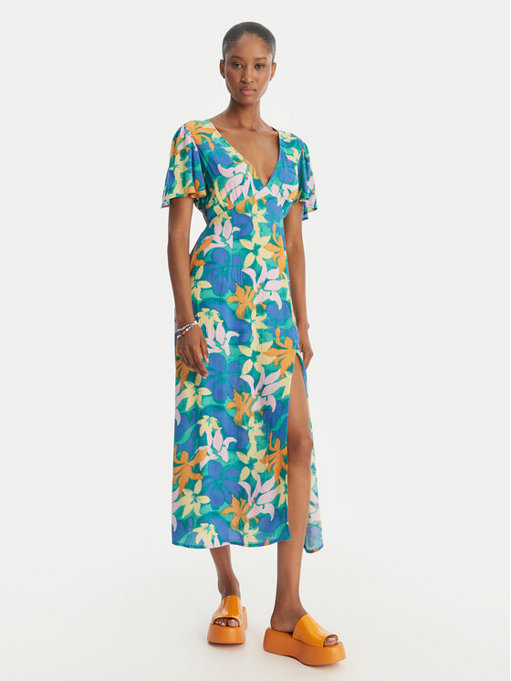 Billabong Billabong Sukienka letnia Jet Set EBJWD00134 Niebieski Regular Fit