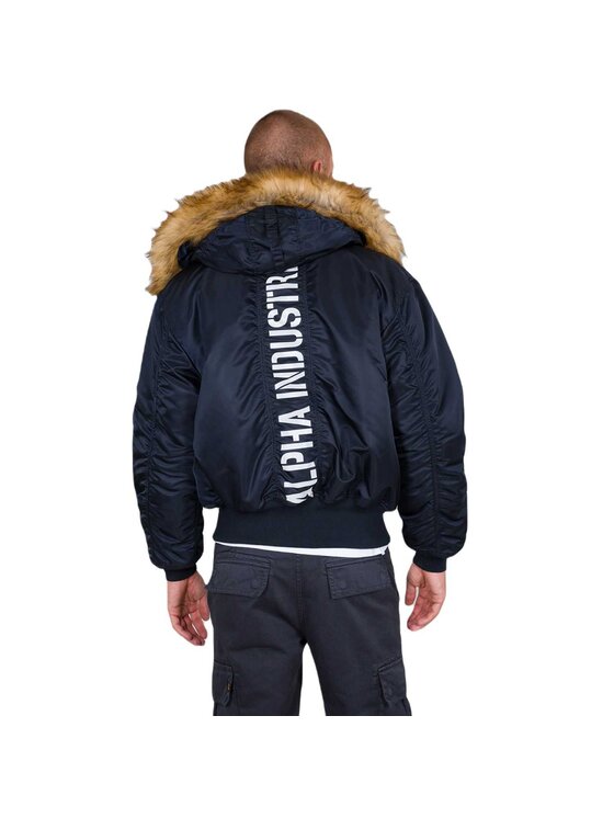 Alpha Industries Alpha Industries Kurtka bomber AI.113145-07-S Granatowy Regular Fit