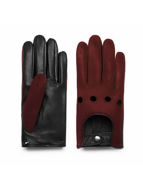 napo gloves napo gloves Rękawiczki Męskie napoDRIVE (czarny/bordowy) L Bordowy