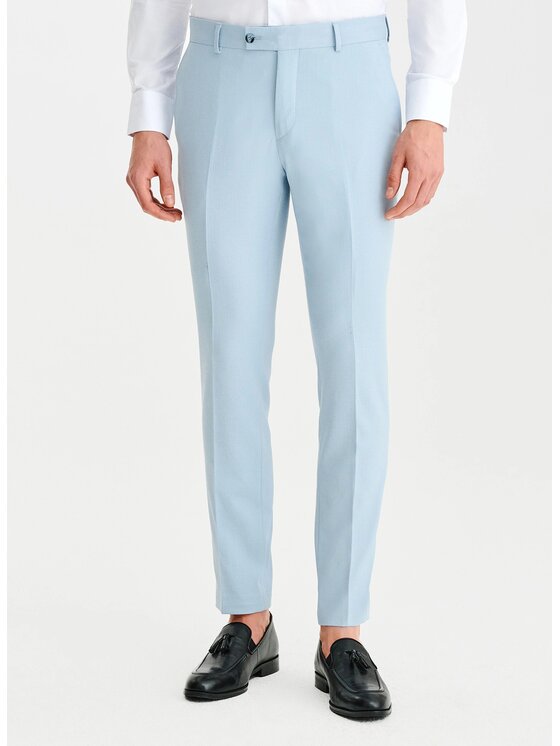 Spodnie garniturowe, rozmiar 176/100, Niebieskie, P25SF-6G-027