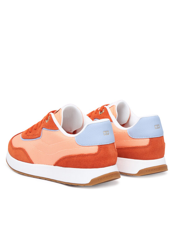 Tommy Hilfiger Tommy Hilfiger Sneakers Th Retro Runner Mix FW0FW09410 Orange