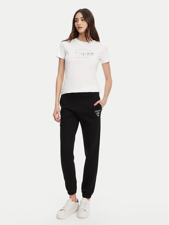 Guess Guess Tričko V5YI12 J1314 Biela Regular Fit