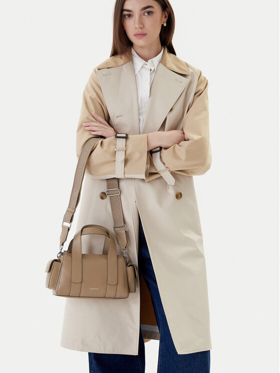 Calvin Klein Calvin Klein Τσάντα Webbing Strap Pocket Bag LV04F3291G Μπεζ