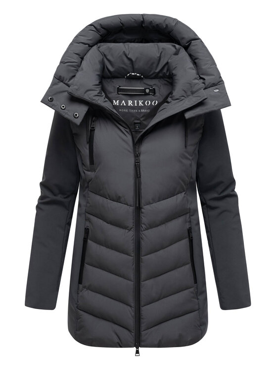 Marikoo Marikoo Kurtka zimowa Tivaa Szary Regular Fit