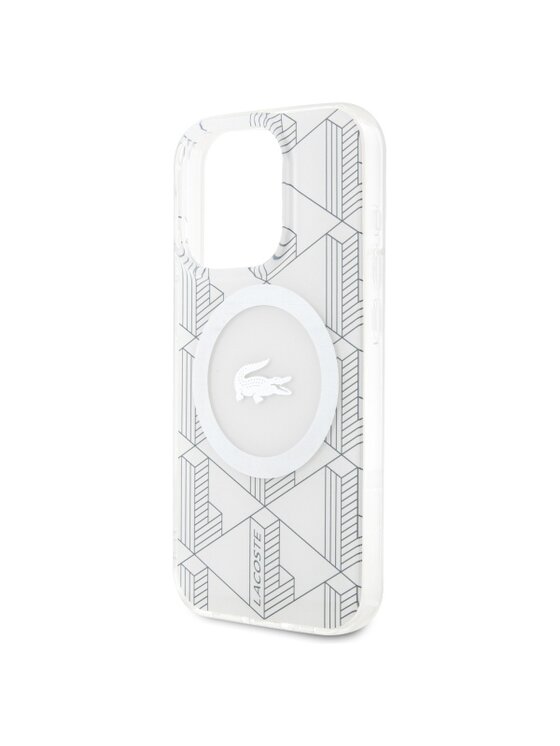 Lacoste Lacoste Etui na telefon Apple iPhone 15 Pro Szary
