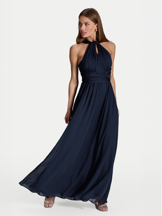 Swing Swing Večerné šaty 5AI14200 Tmavomodrá Regular Fit