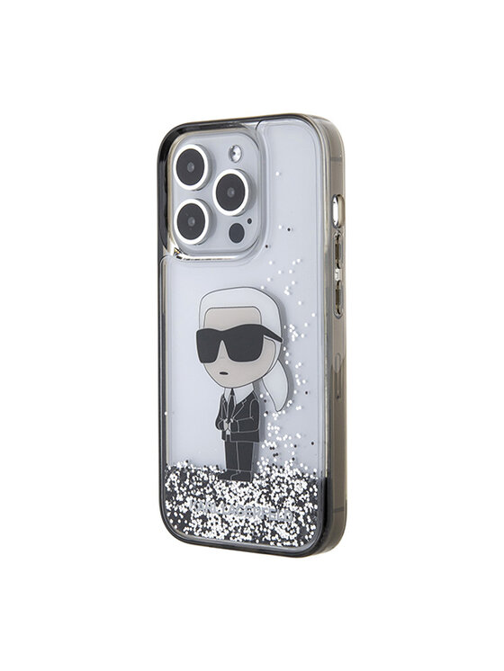 KARL LAGERFELD KARL LAGERFELD Etui na telefon iPhone 15 Pro Max Przezroczysty