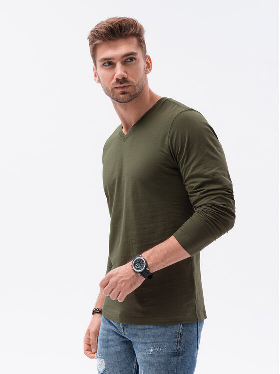 Ombre Ombre Sada 2 ks longsleeves Z41 Šedá Regular Fit