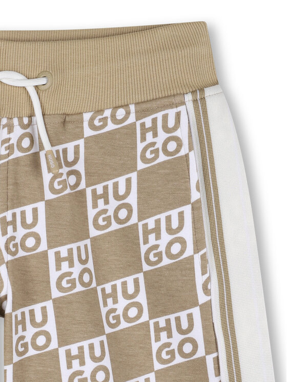 HUGO HUGO Pantaloni scurți sport G00999 D Bej Regular Fit