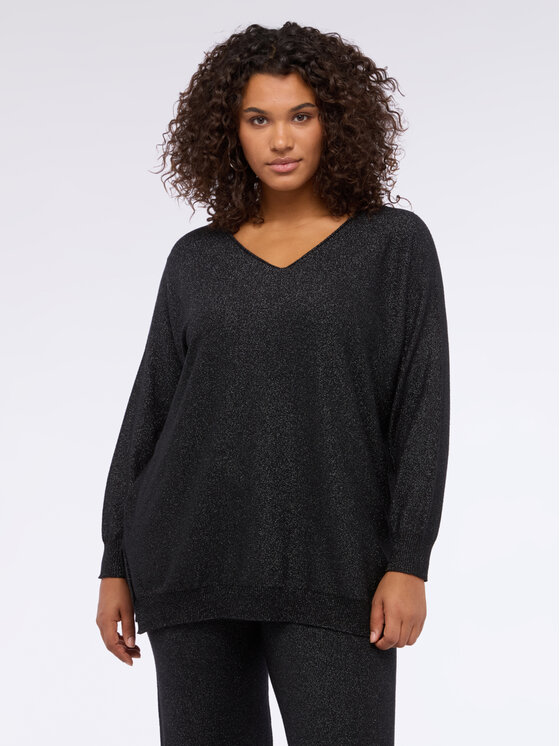 Fiorella Rubino Fiorella Rubino Maglione M030E002016N033 Nero Regular Fit