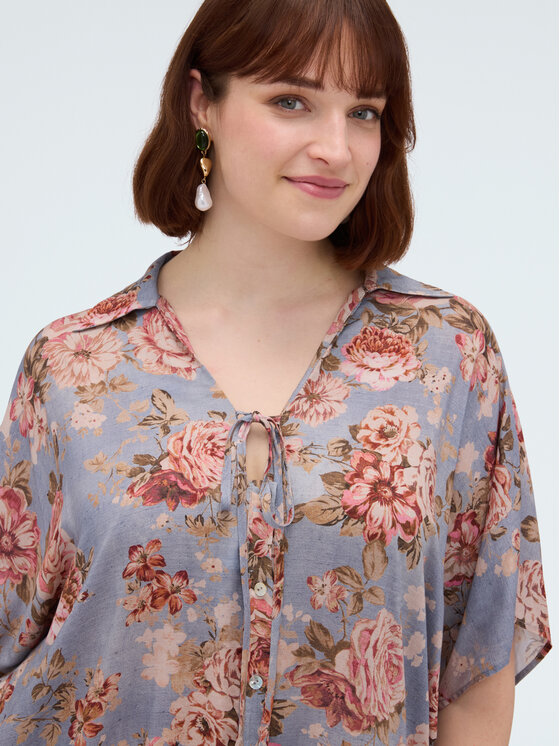 Fiorella Rubino Fiorella Rubino Camicia 5021L000188N0R4 Turchese Regular Fit