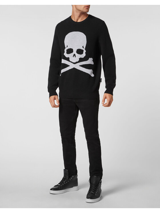 PHILIPP PLEIN PHILIPP PLEIN S dlouhým rukávem 1967 Černá Regular Fit