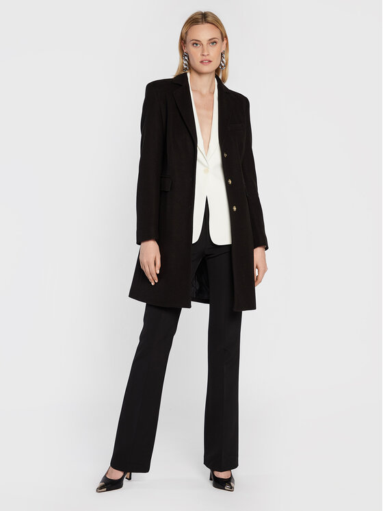 Cappotto di transizione WF2201 T4612 Nero Regular