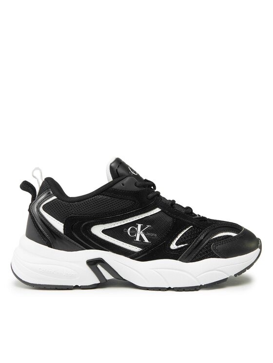 Calvin Klein Jeans Calvin Klein Jeans Сникърси Retro Tennis Su-Mesh wN YW0YW00891 Черен