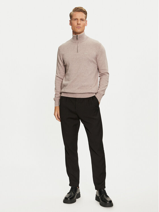 La Martina La Martina Maglione ZMS003 YW091 Marrone Regular Fit