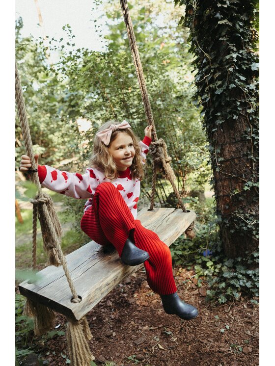 Kid story Kid story Sweter SW_SH1 Różowy Oversize