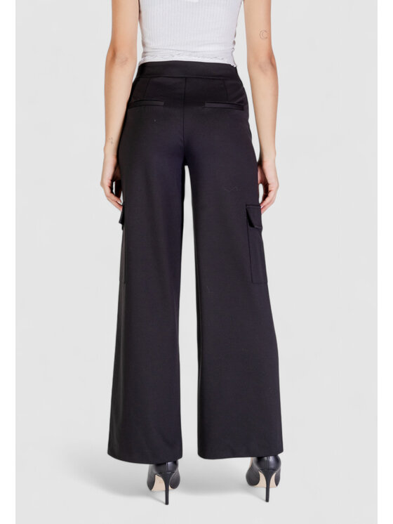 ICHI ICHI Pantaloni palazzo IHSIMONSE Nero Regular Fit