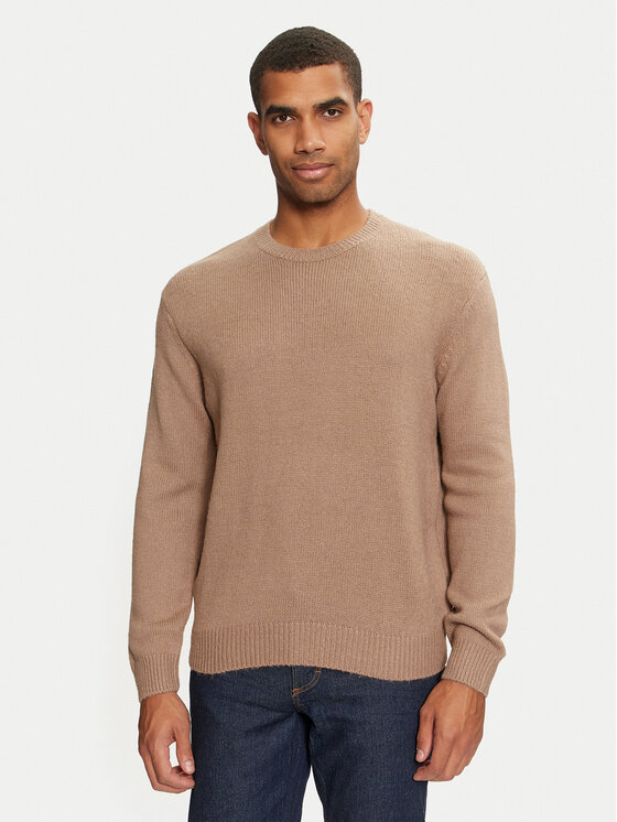 Only & Sons Only & Sons Pulover Anthony 22029798 Bej Regular Fit