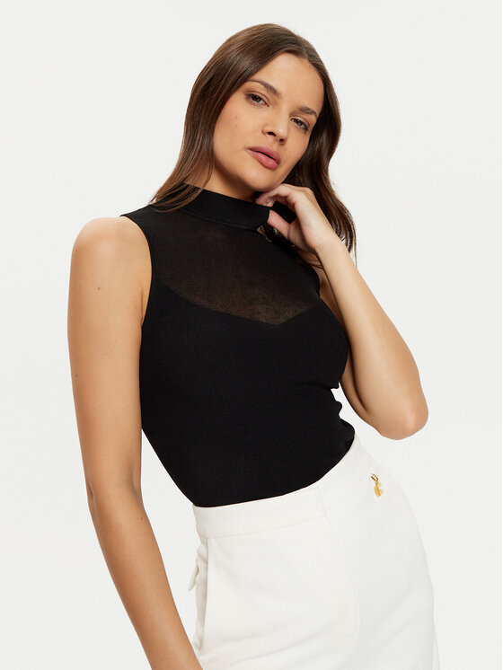 Marciano Guess Marciano Guess Блузка 5RGR20 5817Z Чорний Regular Fit