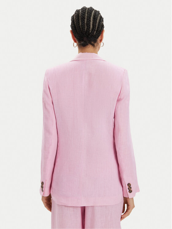 Marella Marella Giacca da abito Afro 2413041094 Rosa Regular Fit