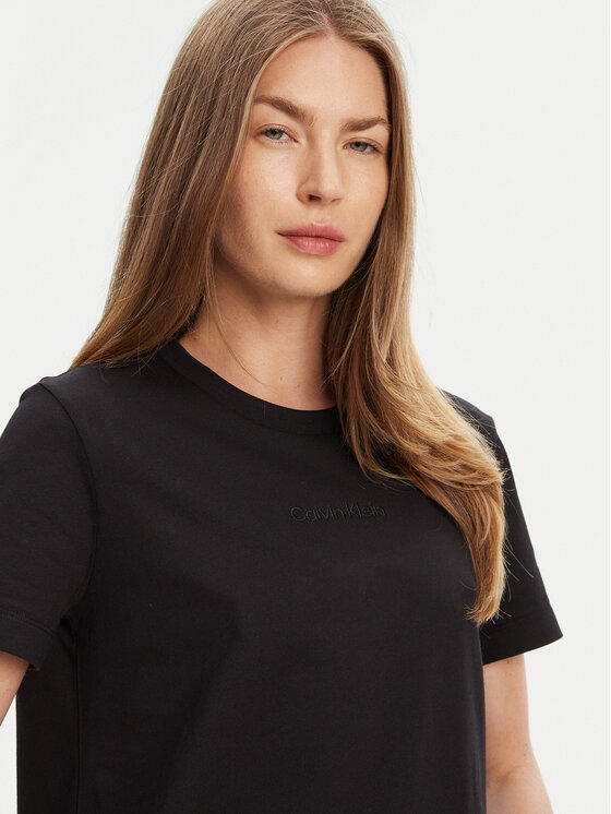 Calvin Klein Calvin Klein Tričko LV044C905G Čierna Regular Fit