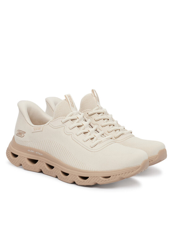 Skechers Skechers Sneakersy BOBS Sport Arc 117629/NAT Beżowy