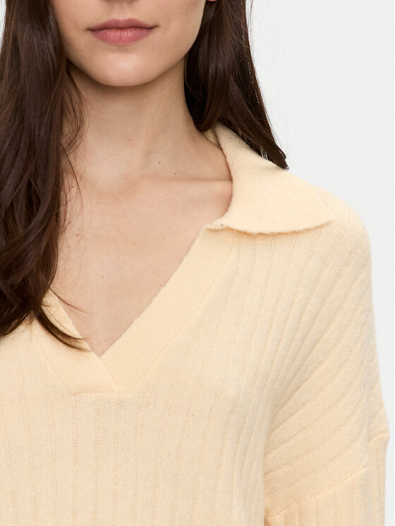 Brave Soul Brave Soul Плетена рокля LKD-248ZULLATTA Екрю Oversize