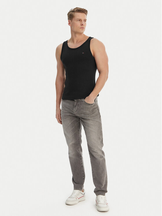 Tommy Jeans Tommy Jeans Tanktopu komplekts DM0DM20769 Melns Slim Fit
