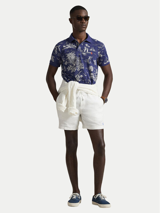 Polo Ralph Lauren Polo Ralph Lauren Polo 710B13971001 Granatowy Slim Fit