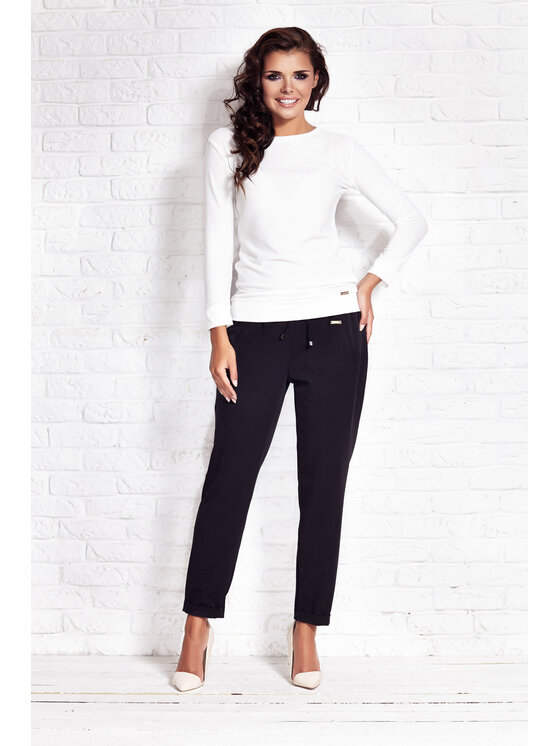 Awama Awama Maglione A109 Écru Basic Fit