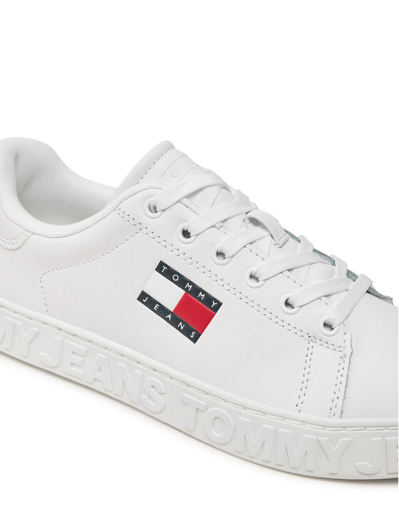 Tommy Jeans Tommy Jeans Sportcipők Tjw Logo Outsole Sneaker Ess EN0EN02703 Fehér